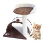 Scratching post 43 cm., white/brown