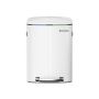 Trash can 40 liters (2 x 20 L) white