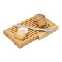 Duonos pjaustymo lenta Relaxdays 10024612.0, su peiliu, 40 × 4 × 24 cm