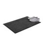 Durų kilimėlis Relaxdays 10021902_757, Pilka/juoda, 60 × 90 cm