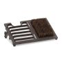Durų kilimėlis Relaxdays 10035804.0, su šepečiu ir batų traukikliu, Rudas, 33,5 × 12 × 22,5 cm