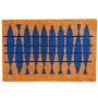 Durų kilimėlis Relaxdays 10053991_530, Dizainas F, 60 × 40 cm