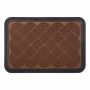 Durų kilimėlis Relaxdays 10054049_9475, 1 vnt, Rudos/juodos spalvos, 60 × 40 × 1 cm