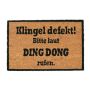 Durų kilimėlis Relaxdays „Ding Dong“ 10023846.0, 60 × 1,5 × 40 cm