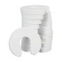 Durų pirštų apsaugos Relaxdays 10027785.0, 10 vnt, Balta, 9 × 2 × 10,5 cm
