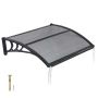 Door canopy VEVOR CZPC30X40G-C, 75.5 × 100 × 24 cm