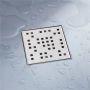 Shower drain grate Bituxx, 16 × 6.1 × 16 cm