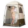 Shower tent VEVOR YL-fold tent4, 1 room, 1 person, Gray, 145 × 145 × 215 cm