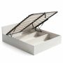 Double bed AkordV2, 160 × 200 cm, white, 167 × 205 × 68 cm