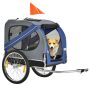 PawHut bicycle trailer for animals 130x73x90cm., various colors