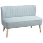 Dvivietė sofa, 2 vietos, Žalia, 117 × 77 × 56,5 cm