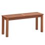 Garden bench 100x30.5x47cm., light brown