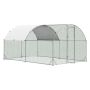 Chicken coop 380x280x195cm., silver color
