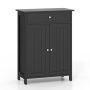 Bathroom cabinet 60x30x80cm., black