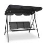 Garden swing 170x110x150cm., black