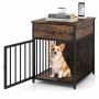 Dog cage 50x60x64cm., brown/black