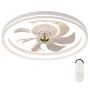 Ceiling fan 48x13cm., white
