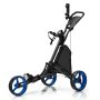 Golf cart 121x70x114.5cm., black/blue
