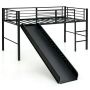 Children's bed frame 198x96x109cm., black