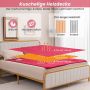 Elektrinė antklodė 150 x 200 cm su automatinio išsijungimo funkcija ir apsauga nuo perkaitimo, raudona