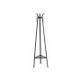 Hat stand with shelf Black