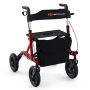 Walker for adults 76x64x93.5cm., black/red