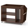 Side table 76x39.5x55cm., brown