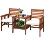 Outdoor bench 165x65x88cm., brown