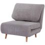 Armchair-bed Homcom 82x89x83cm., gray/light brown