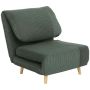 Armchair-bed Homcom 82x89x83cm., dark green/light brown