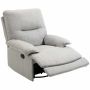 Armchair with footstool Homcom 89x98x101cm., gray