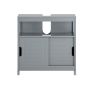 Freestanding bathroom cabinet under the sink 60x30x60cm., gray