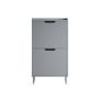 Shoe cabinet 50x19x90cm., gray
