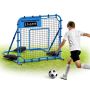Futbolo kamuolių atšokimo tinklas VEVOR DKS-372b, Reguliuojamas kampas, 119,5 × 113,5 × 142 cm
