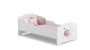 Children's bed Anna with mattress 164 cm x 85 cm x 63 cm, princess with moon