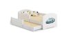 Children's double bed Luk with mattress and safety barrier 164x85x63 / 145x80x15cm, police car