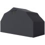 Garage Outsunny 345x135x191cm., black