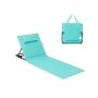 Set of 2 beach mats with backrest 158x55x52cm., dark gray/black