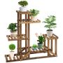 Flower stand Outsunny 95x28x96.5cm., light brown