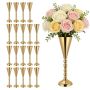 Flower vases VEVOR, 20 pcs, Gold, Ø125 × 430 mm