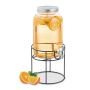 Gėrimų dozatorius Relaxdays, 3,3 l su čiaupu ir stovu, 17 × 36 × 21 cm