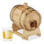 Gėrimų statinė Relaxdays su stovu ir čiaupu, 1,25 l, 23 × 16 × 25,5 cm