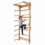 Gimnastikos sienelė Relaxdays 10053075.0, Su prisitraukimų skersiniu ir žiedais, 80 × 215 × 57,5 cm