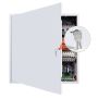 Plasterboard access door VEVOR, With key, White, 64 × 64 × 1.55 cm