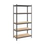 Storage shelf 200 x 100 x 50 cm, dark grey