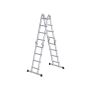 Ladder 76x430.7cm., silver color