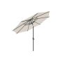 Garden umbrella 300cm diameter, beige