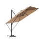 Outdoor umbrella 270x270cm., beige/black