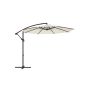 Outdoor parasol 300x245cm., beige/black