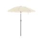 Beach umbrella, beige, 160 cm diameter
